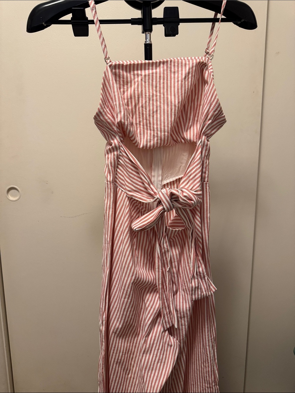 Everly Striped Tie-Front Jumpsuit